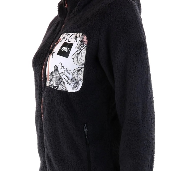 Picture Women's Izimo Fleece Jacket Black Organic Clothing Size Large - Picture 7 of 13